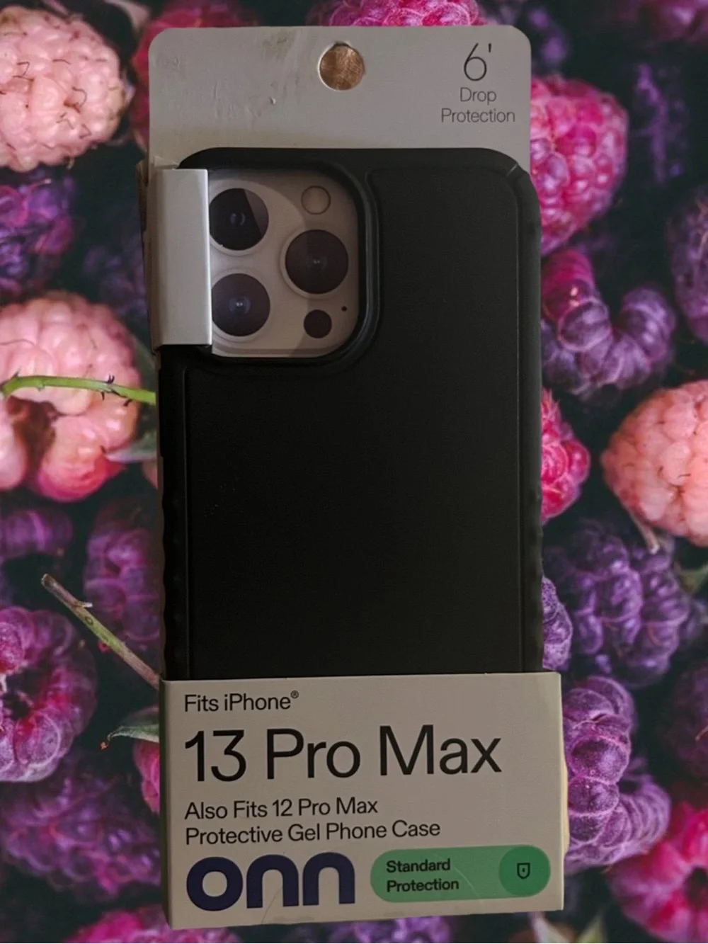 Onn Black Gel Phone Case for iPhone 13 Pro Max NIB